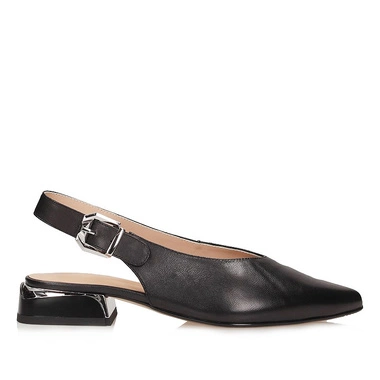 Klasyczne Sandały damskie na płaskim obcasie Epica WQWQ40003B 01-N BLACK