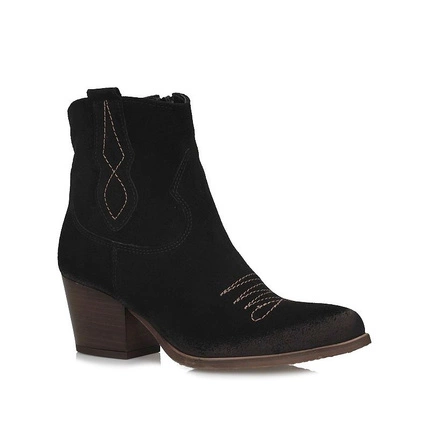 Botki Gamis 3817 czarny welur