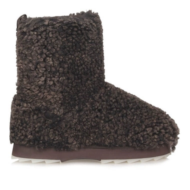 Wsuwane botki śniegowce EMU Australia W13200 Sharky Lo Teddy Chocolate