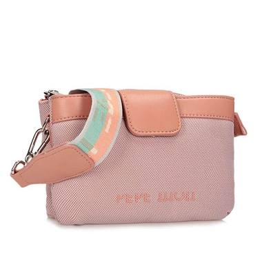 Modna różowa damska torebka listonoszka Pepe moll 251183 MADRAS PINK