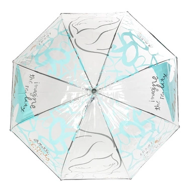 Stylowy Transparentny winylowy damski parasol Anekke 39473-214