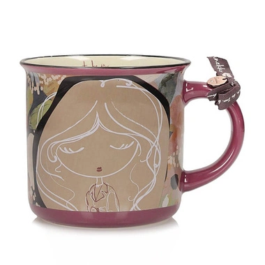 Kubek Anekke 43475-102 TAZA MUG TULIP wielokolorowy porcelanowy
