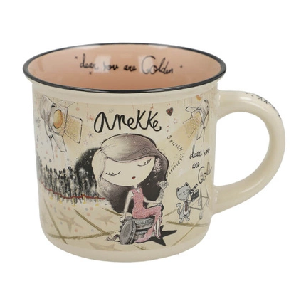 Kubek porcelanowy wielokolorowy Anekke 38475-101