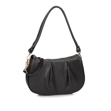 Elegancka Listonoszka Torebka na ramię Toscanio F238 czarna