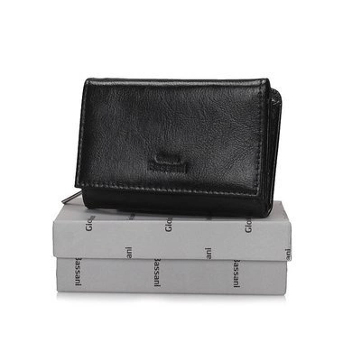 Skórzany Portfel Giorgio Bassani 026 czarny