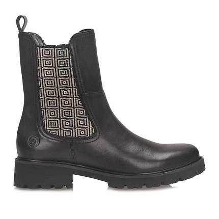 Stylowe botki damskie na zamek Remonte D8694-03