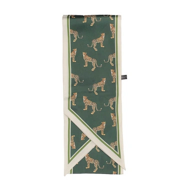 Opaska damska Art Of Polo cz25305-2 zielona apaszka z motywem zwierzęcym