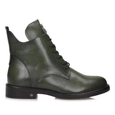 Stylowe zielone botki damskie Potocki 25-12179GN