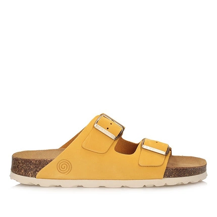 Stylowe skórzane klapki damskie Dr Brinkmann 700696-06