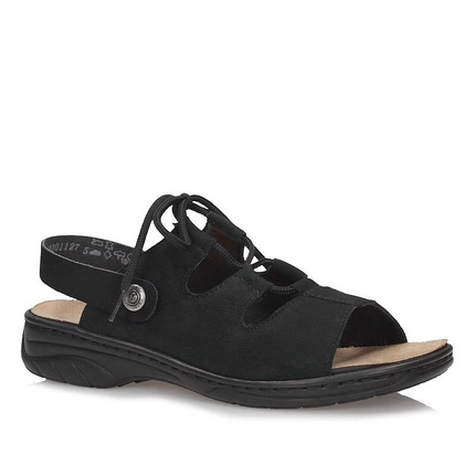 Sandały Rieker 64570-00 Czarne