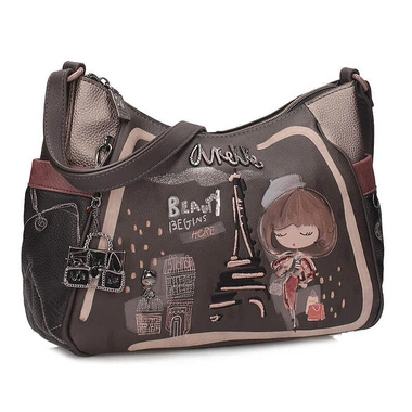 Elegancka torebka listonoszka Anekke 41803-002 BOLSO MADEMOISELLE