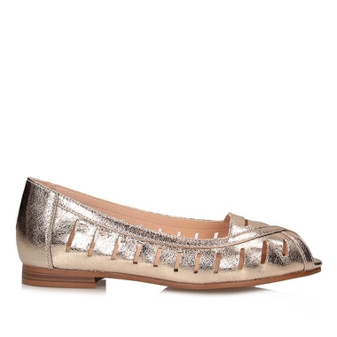 Wycięte balerinki damskie Potocki 25-12392 GD