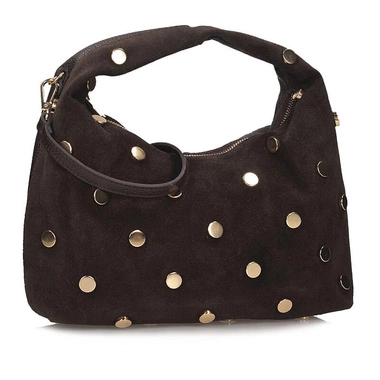 Zamszowa codzienna Torebka na ramię Toscanio G93 C.Brąz D23