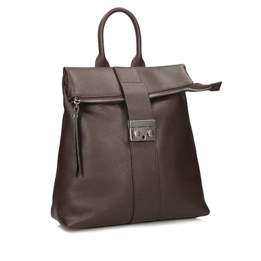 Włoski Plecak torebka Toscanio G111 C.BRĄZ D23
