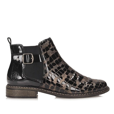 Botki damskie Rieker Z4965-90 za kostkę