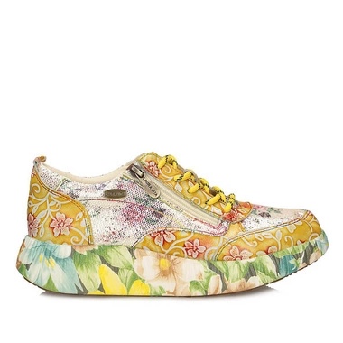 Damskie oryginalne półbuty Laura Vita 0006755 Nikito 62 CITRON