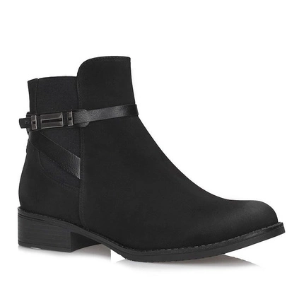 Botki M.Daszyński AM48-61 czarny nubuck