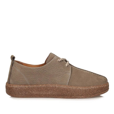 Wygodne profilowane Półbuty Ravini 251002 KAHVE NUBUCK