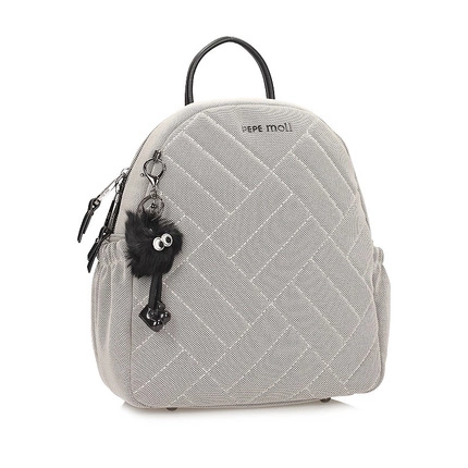 Stylowy szary plecak damski Pepe moll 252203 MILI GREY