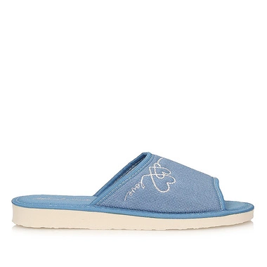 Odkryte Kapcie pantofle laczki Meteor 093 błękit