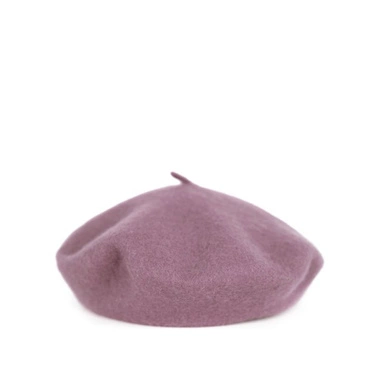 Wełniany Beret Art of Polo cz22303-23 fioletowy
