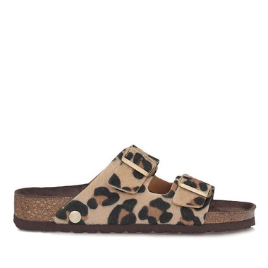 Stylowe klapki damskie z motywem panterki Dr Brinkmann 700807-00