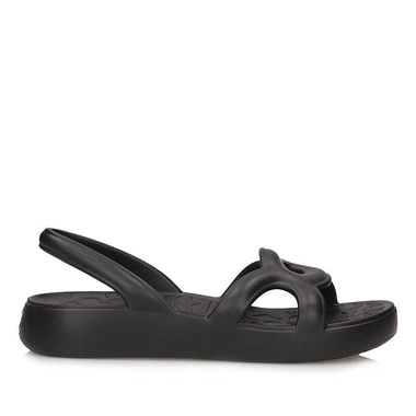 Stylowe czarne sandały Wonders GLUB TALLA BLACK PISO