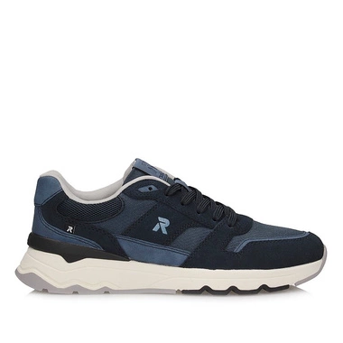 Półbuty Rieker U0905-14 granatowe sneakersy sznurowane