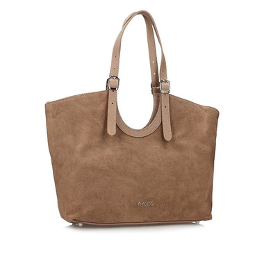 Torebka damska Ryłko R40929TB-9QŁ brązowa skórzana