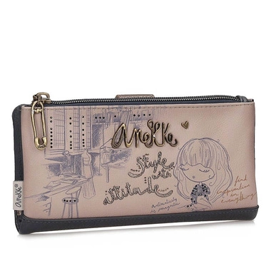 Pojemny Stylowy damski portfel Anekke 41849-906