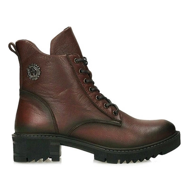 Modne brązowe sznurowane Botki T.Sokolski SAR Z25-389 TABA