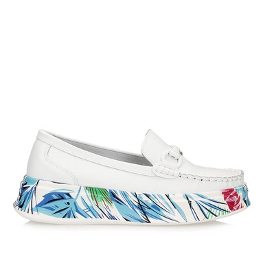 Stylowe damskie półbuty na platformie Filippo DP6703/25 WH