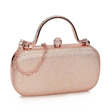 Eleganckie Puzderko kopertówka Vivi Paris LK 5868 szampański róż