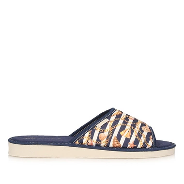 Kapcie pantofle laczki Meteor 097 granatowe