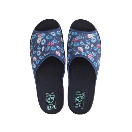 Laczki kapcie Adanex 23992 Niebieskie