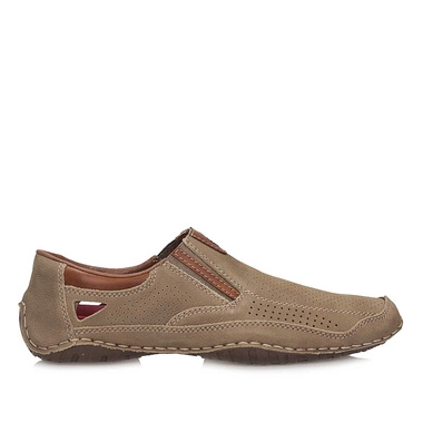 Komfortowe dziurkowane półbuty męskie Rieker 06350-25