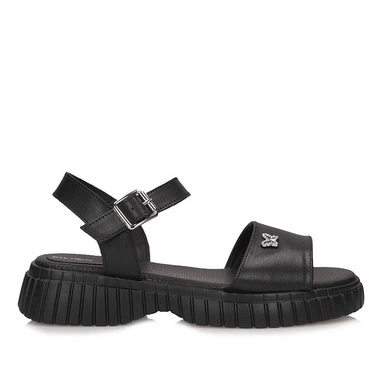 Wygodne sandały damskie na platformie Filippo DS6811/25 BK