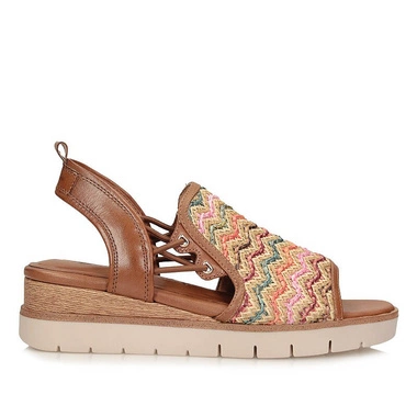 Eleganckie sandały na koturnie Tamaris 1-28240-44 MULTICOLOR