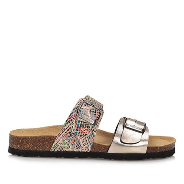 Klapki zdrowotne z wkładką z naturalnej skóry Dr. Brinkmann 700067-82