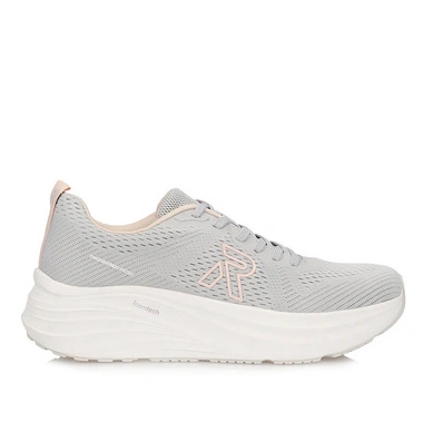 Sneakersy damskie Rieker W4101-41 półbuty szare sznurowane na platformie