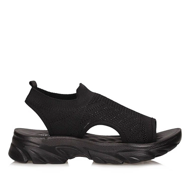 Codzienne sportowe damskie sandały Potocki 25-90302 BK