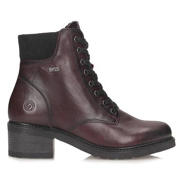 Modne sznurowane botki damskie na klocku Remonte D1A70-35