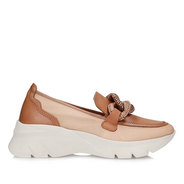 Wygodne brązowe półbuty damskie Hispanitas HV254050 C006