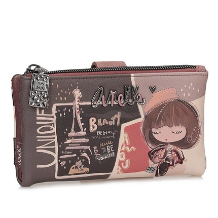 Hiszpański Stylowy portfel damski Anekke 41809-907 MADEMOISELLE