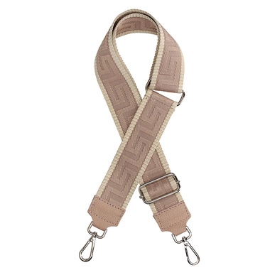 Pasek wymienny do torebki tkanina Toscanio róż krem