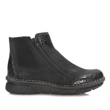 Botki damskie Rieker 73355-00 na zamek