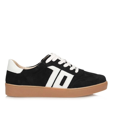 Wygodne półbuty damskie Vinceza 79517 BK WH