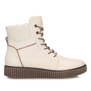 Komfortowe sznurowane botki damskie Rieker Y4303-80