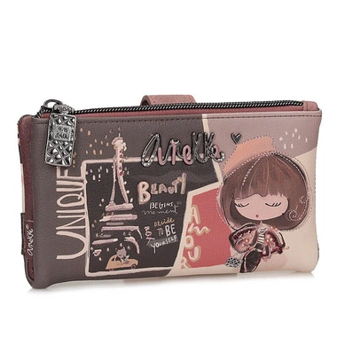 Hiszpański Stylowy portfel damski Anekke 41809-907 MADEMOISELLE