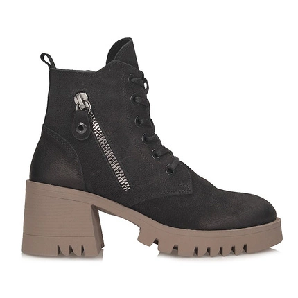 Skórzane botki damskie Boccato 441.SP.07 R51 TBBPUNTO BLACK